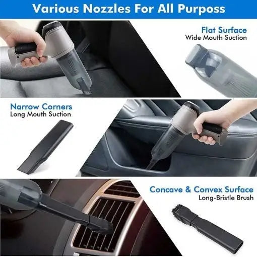 Rechargeable Handheld Multifunction Car & Home Vacuum Cleaner PH-107