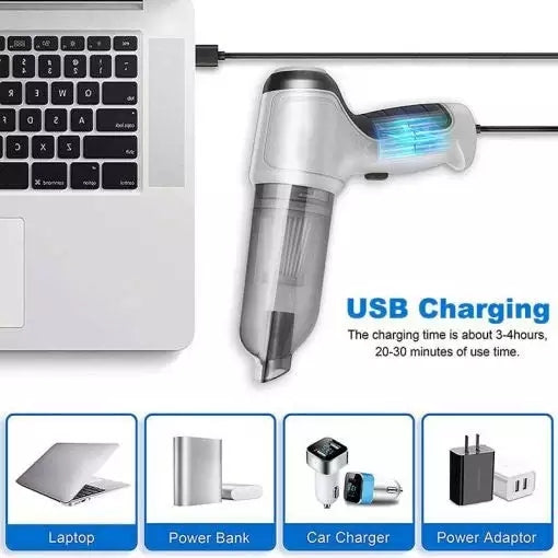 Rechargeable Handheld Multifunction Car & Home Vacuum Cleaner PH-107