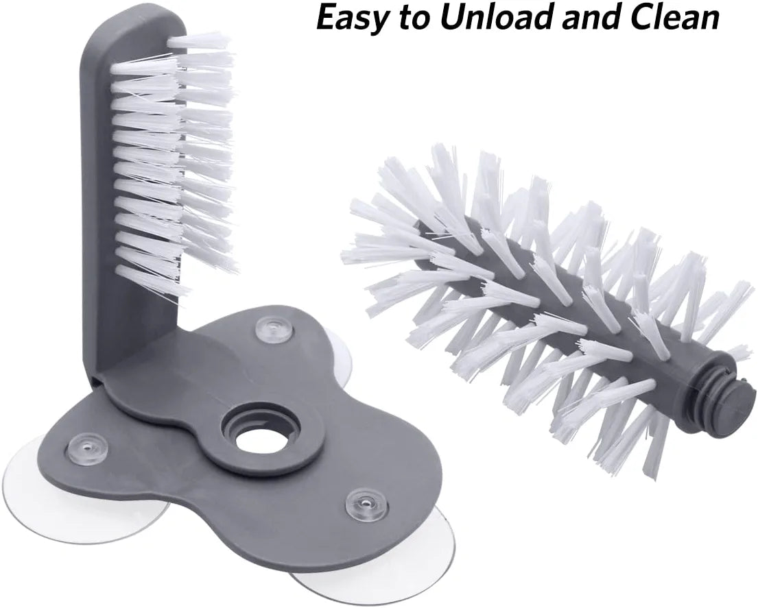 Water Bottle Cleaning Brush Glass Cup Washer with Suction Base