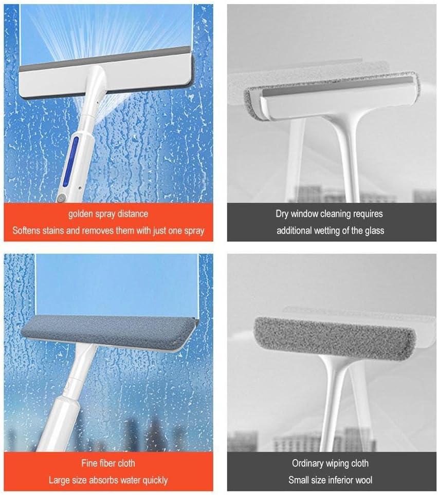Glass Cleaning Mop for Home Window Cleaning White 35cm panel