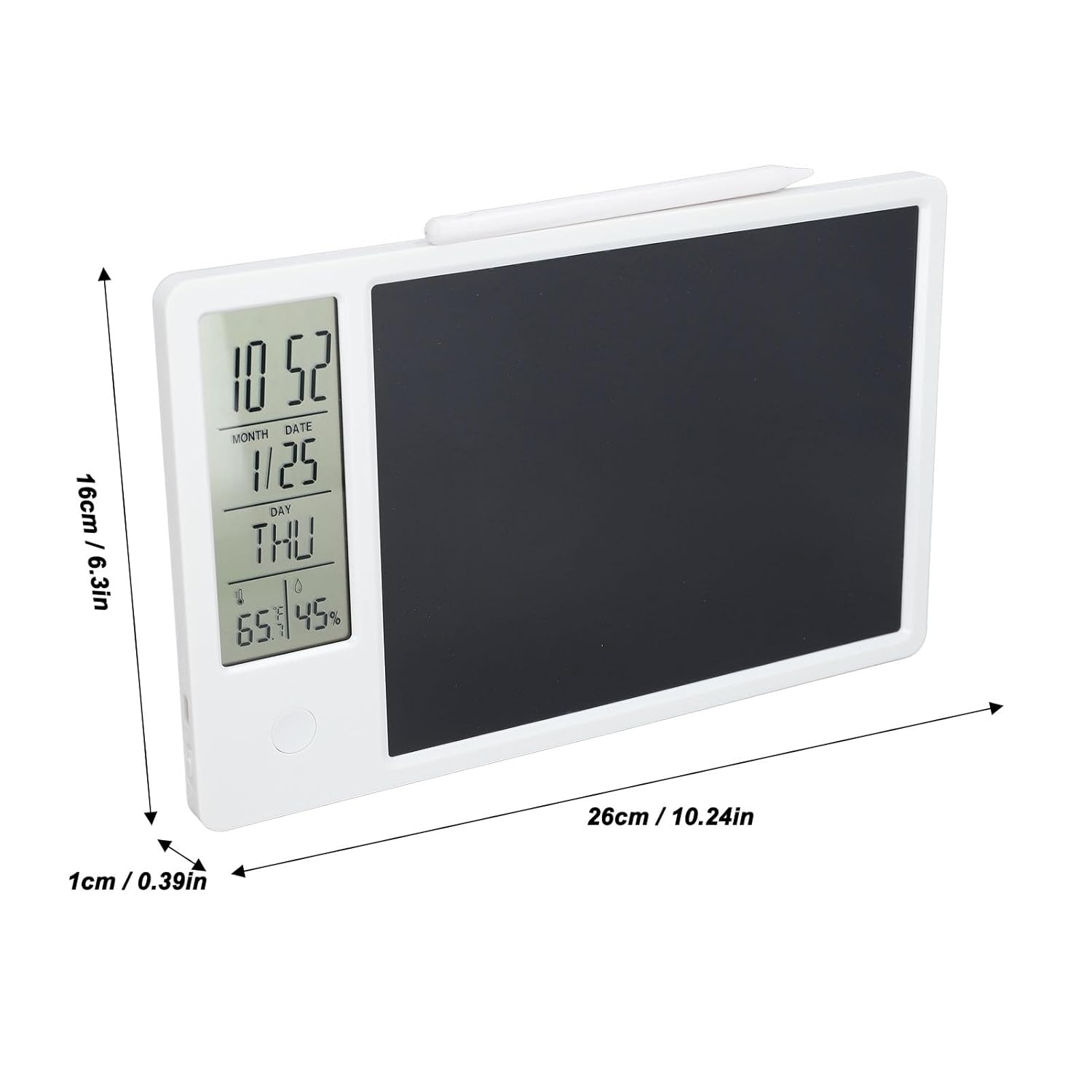 Multi Functional Electronic Calendar with Time Day Temperature Humidity Display ZH-10