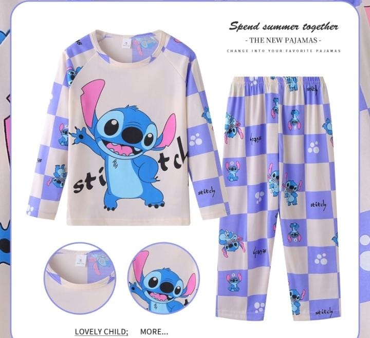 Children's Sleepwear. Long Sleeve Clothes. Pajamas Set   580924