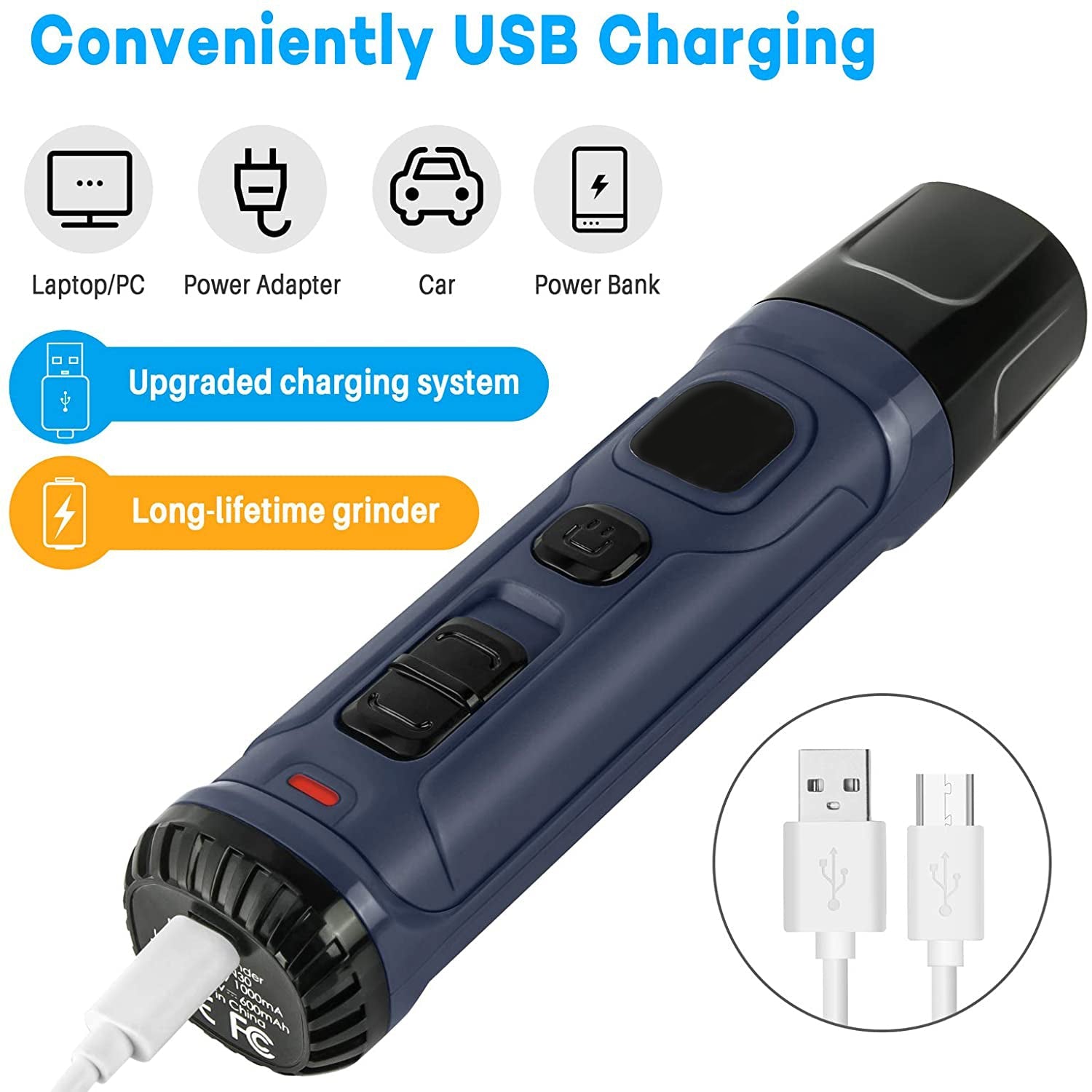 SmartpawLite Pet Nail Grinder Trimmer LED Model New Version