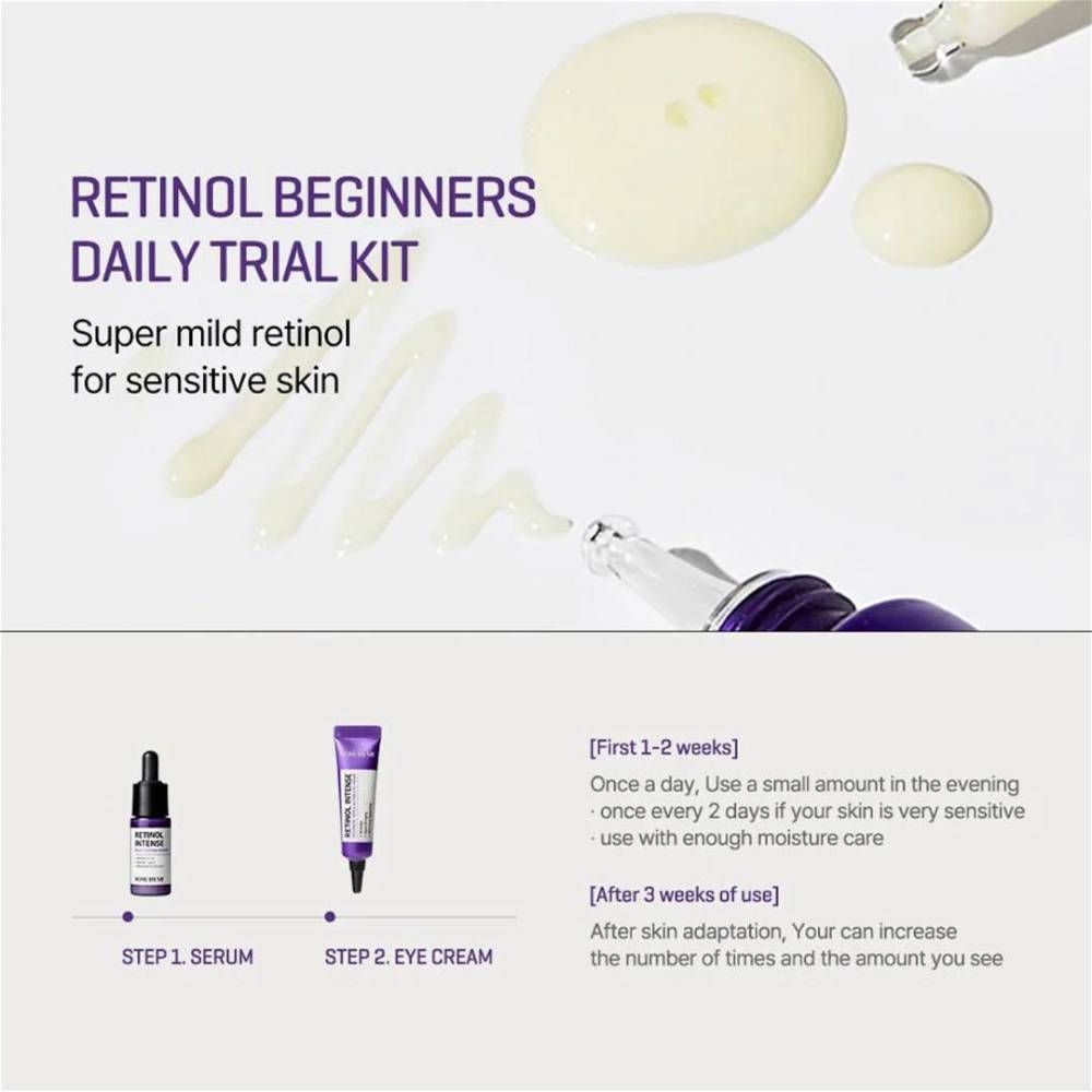 Some By Mi Retinol Intense Trial Kit - (Retinol Intense Serum-10 ml + Retinol Intense Eye Cream-10 ml)