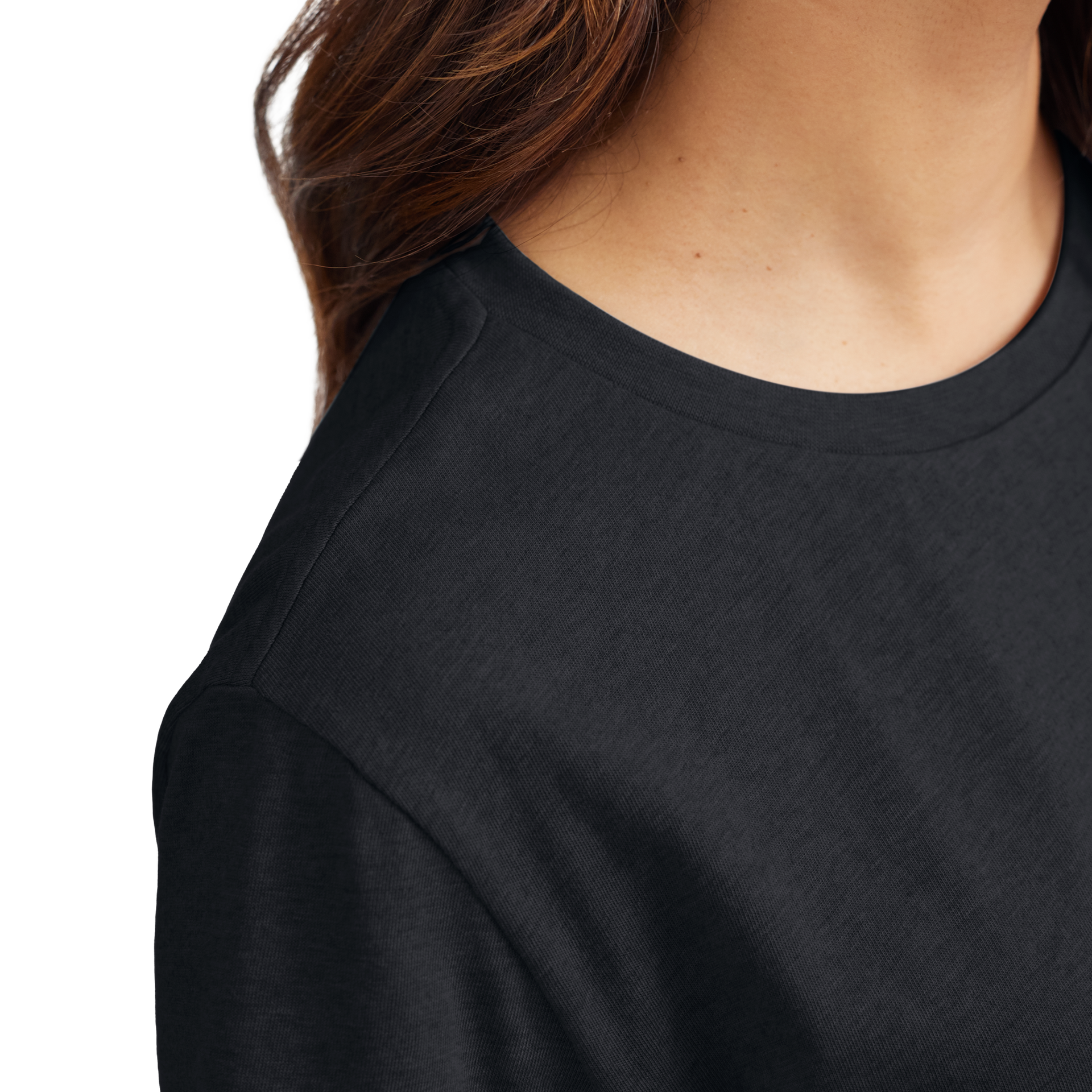 Women's Soft Merino Tee - True Black
