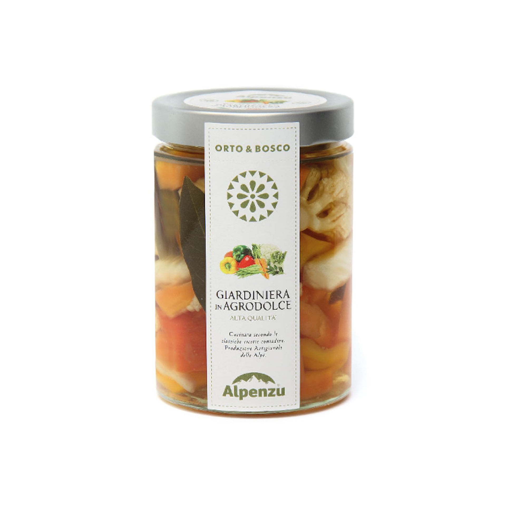 Alpenzu Giardiniera Sweet & Sour Mixed Vegetable Pickles. 530g