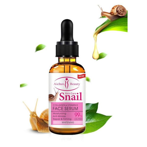 Aichun Beauty Snail Face Serum 30ml : Collagen + Vitamin E Face Serum