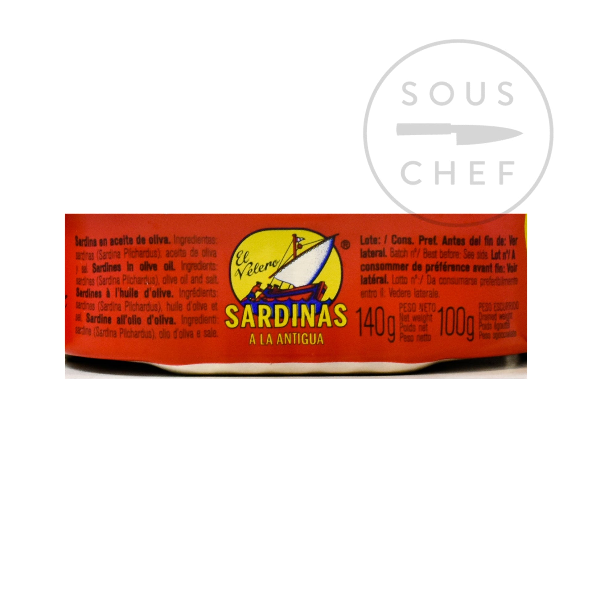Ortiz Sardines A La Antigua in Olive Oil. 140g