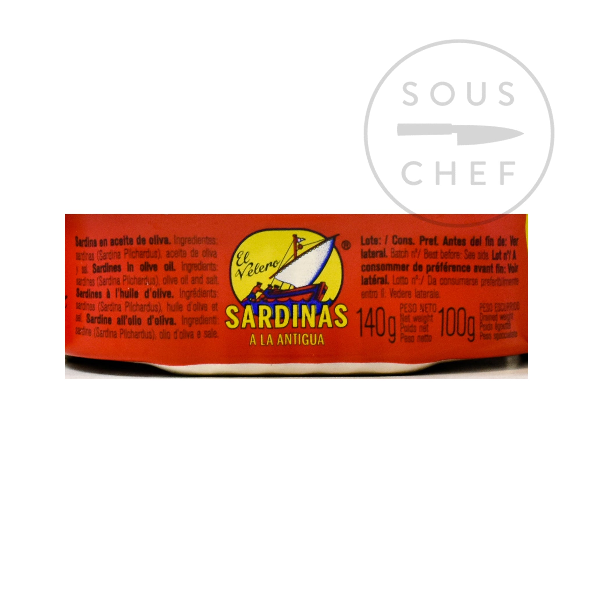 Ortiz Sardines A La Antigua in Olive Oil. 140g