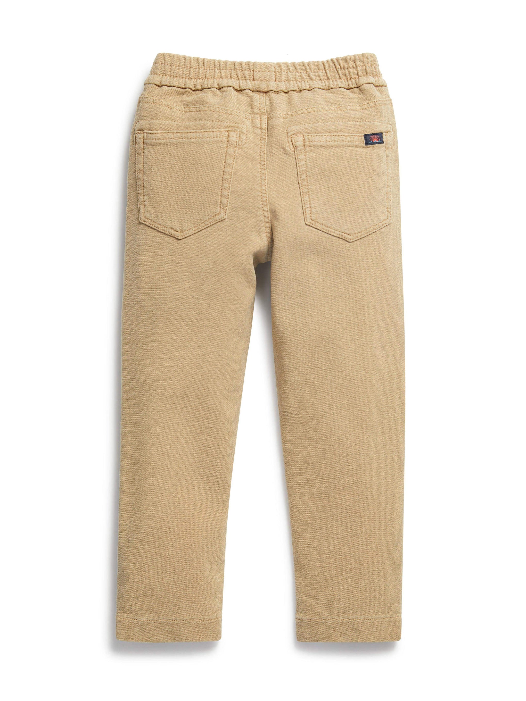 Kids Stretch Terry Pant - Desert Khaki