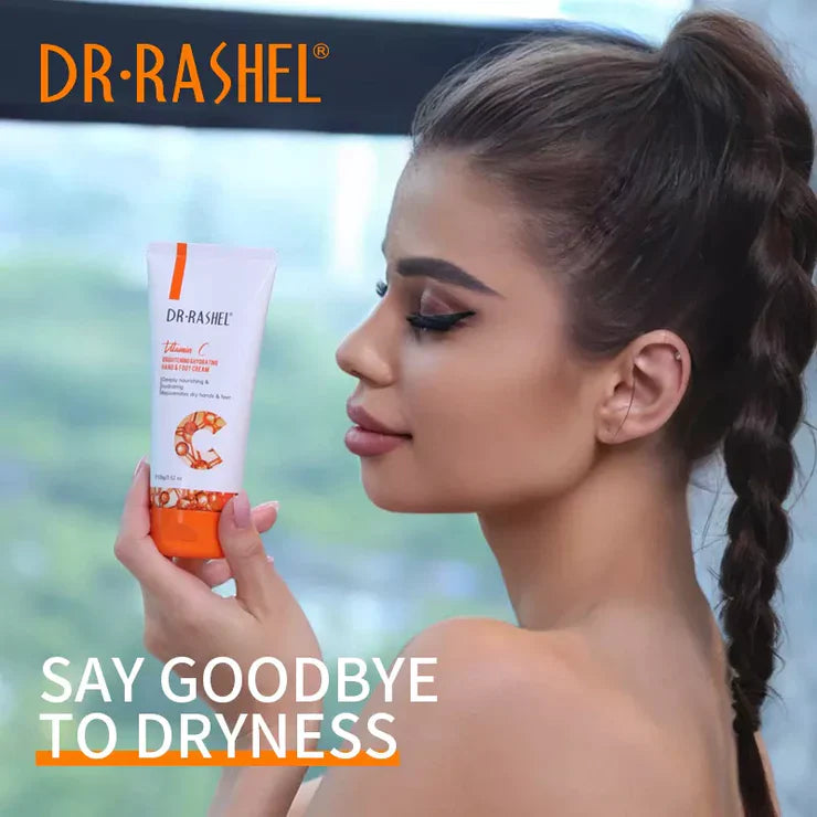 DR.RASHEL Vitamin C Brightening & Hydrating Hand & Foot Cream 100g DRL-1691