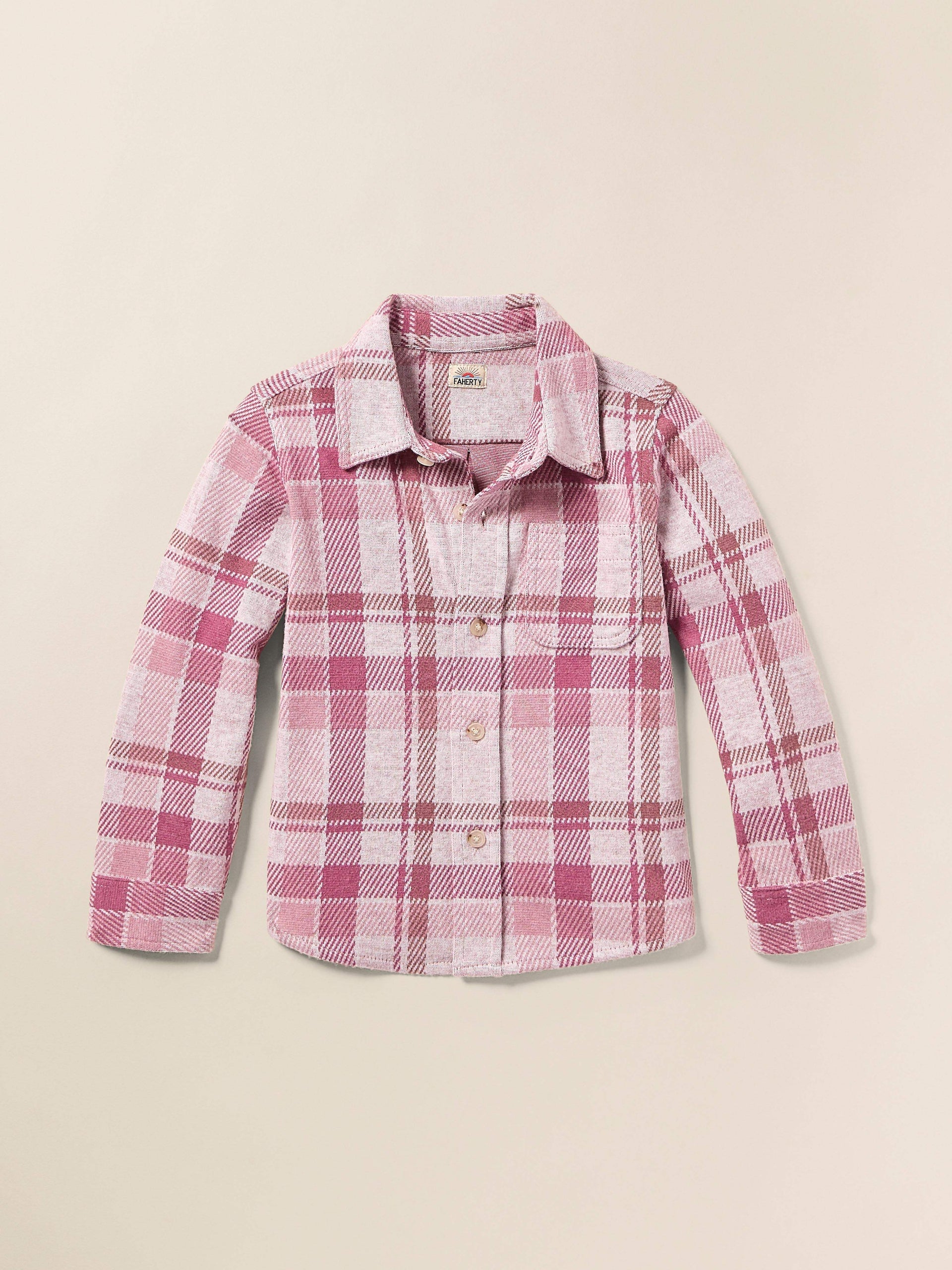 Kids Legend™ Sweater Shirt - Amelia Plaid