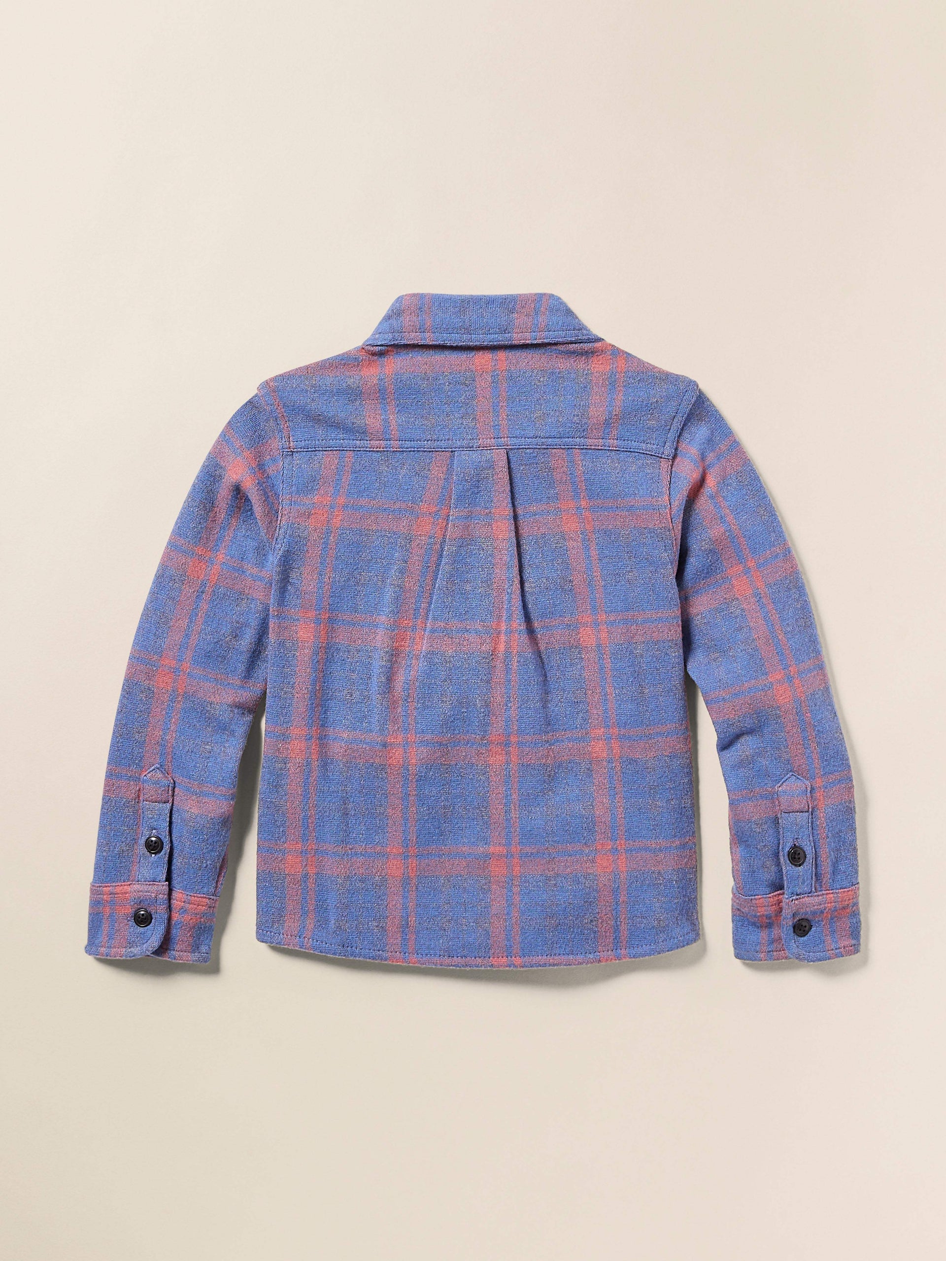 Kids Legend™ Sweater Shirt - Twilight Mauve Plaid
