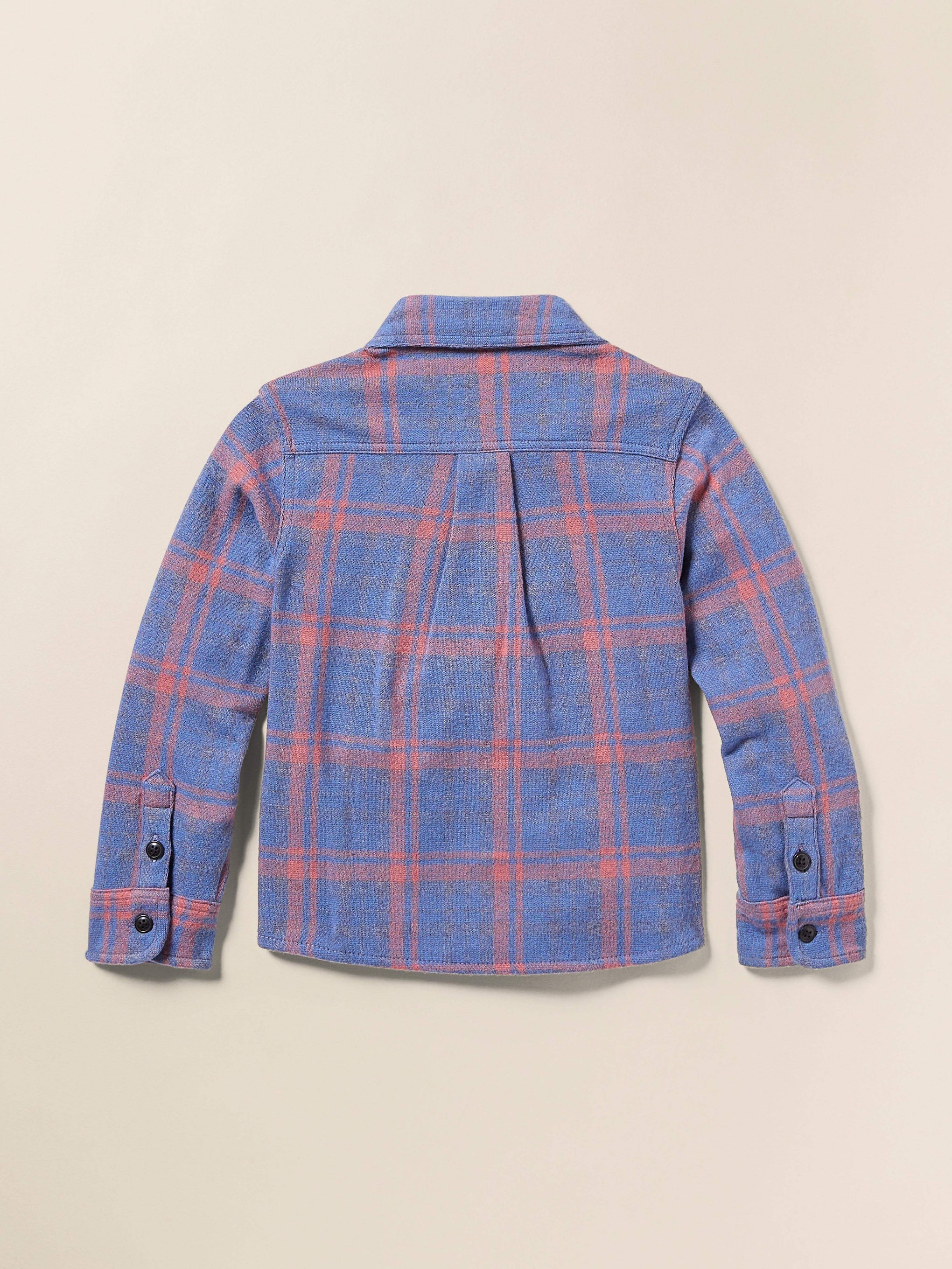 Kids Legend™ Sweater Shirt - Twilight Mauve Plaid