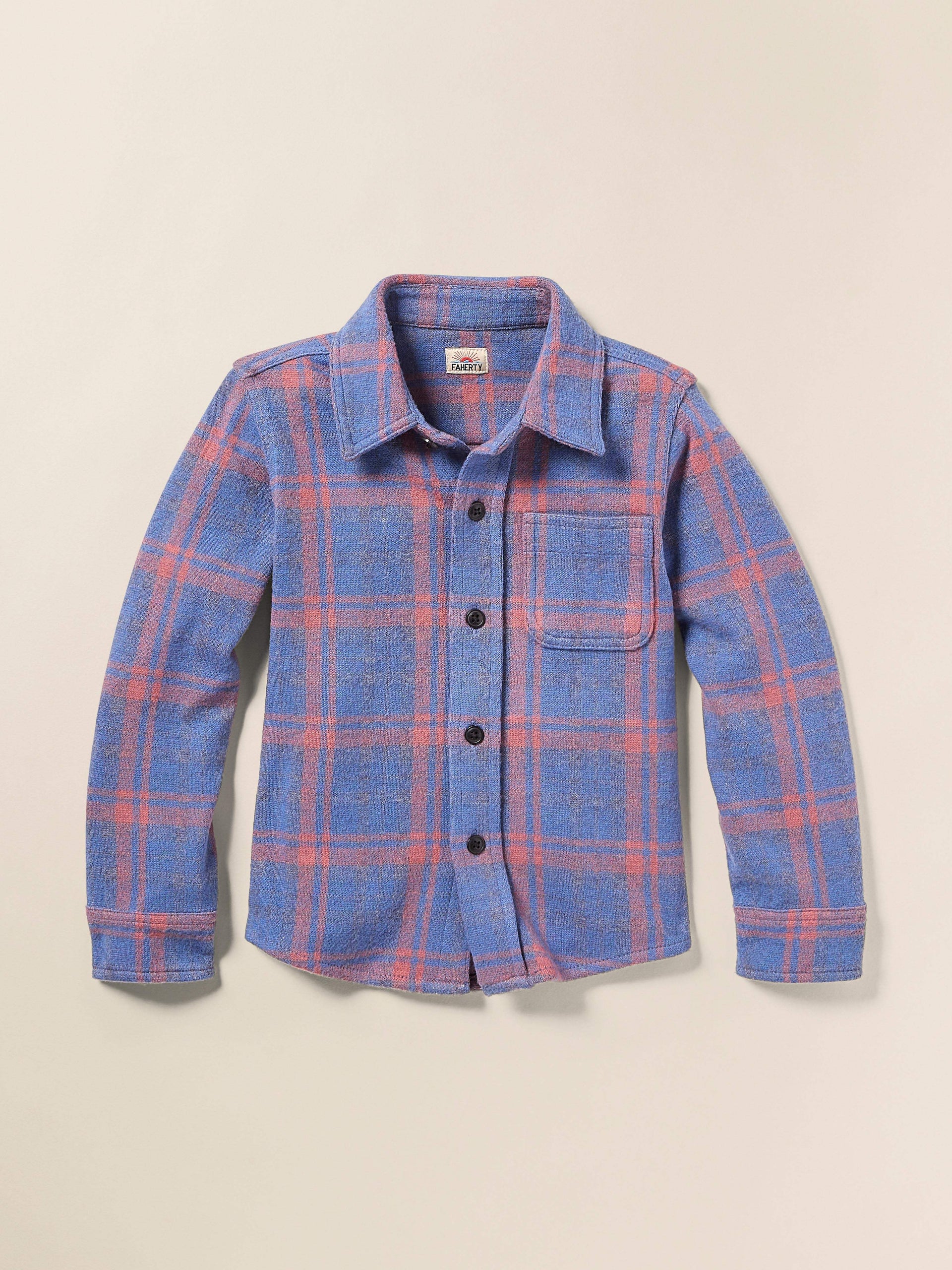 Kids Legend™ Sweater Shirt - Twilight Mauve Plaid