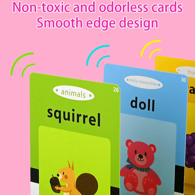 GYB Early Education English Arabic Flash Cards Learning Machine with Sound for Kids