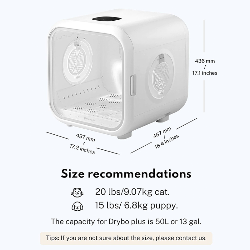 Homerunpet Drybo Plus Automatic Pet Blow Dryer Machine