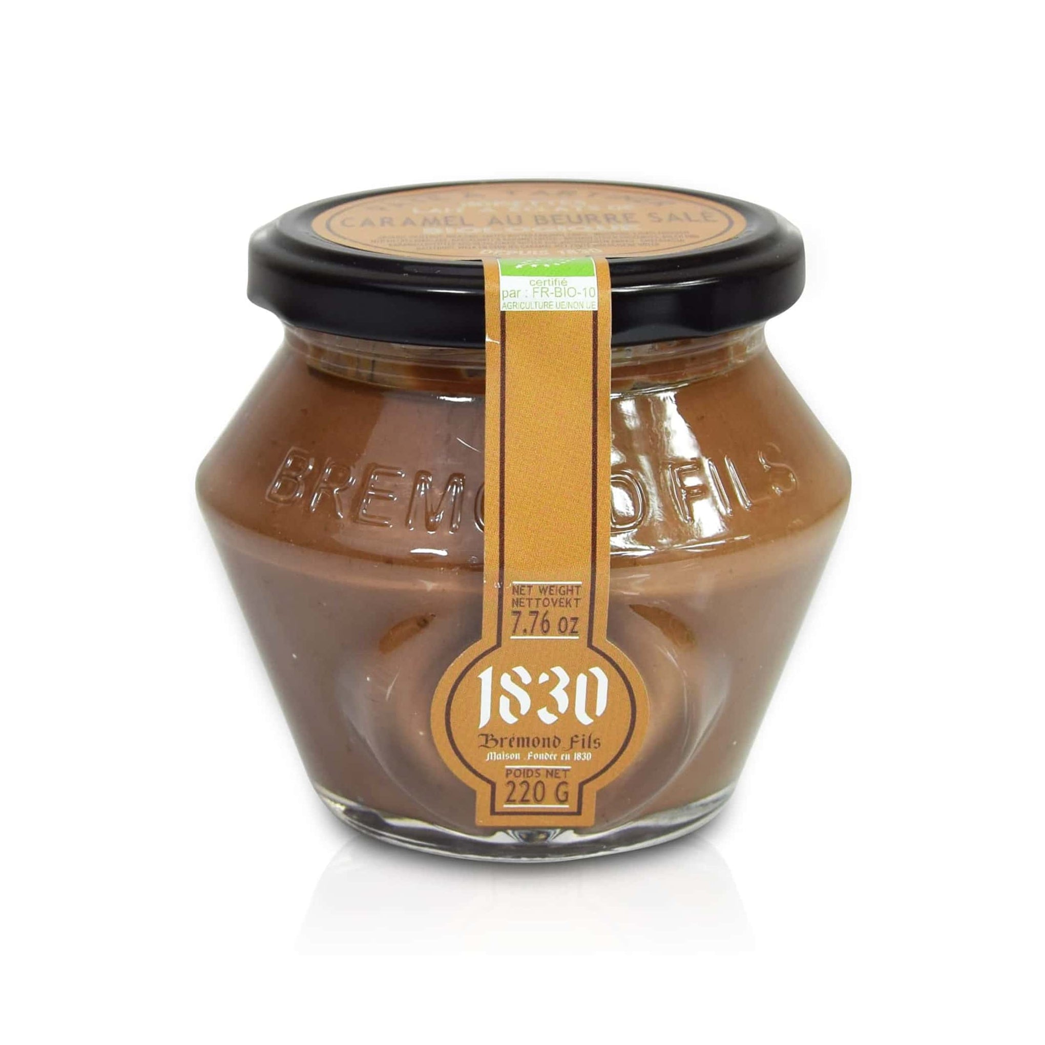 Maison Bremond Hazelnut. Milk And Salted Butter Caramel Chip Spread 220g