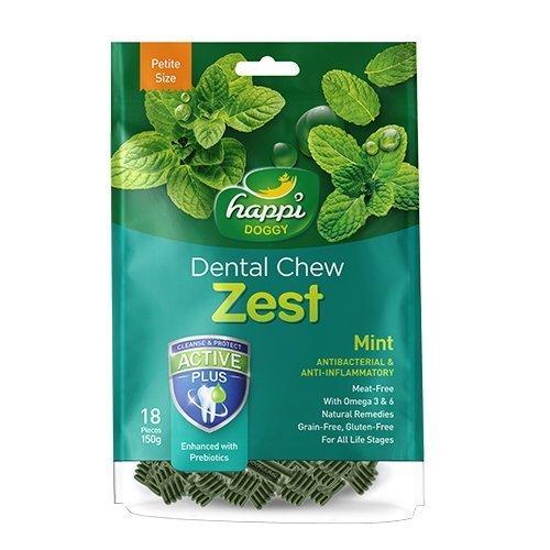 Happi Doggy Dental Chew Zest 150g (Petite 2.5)