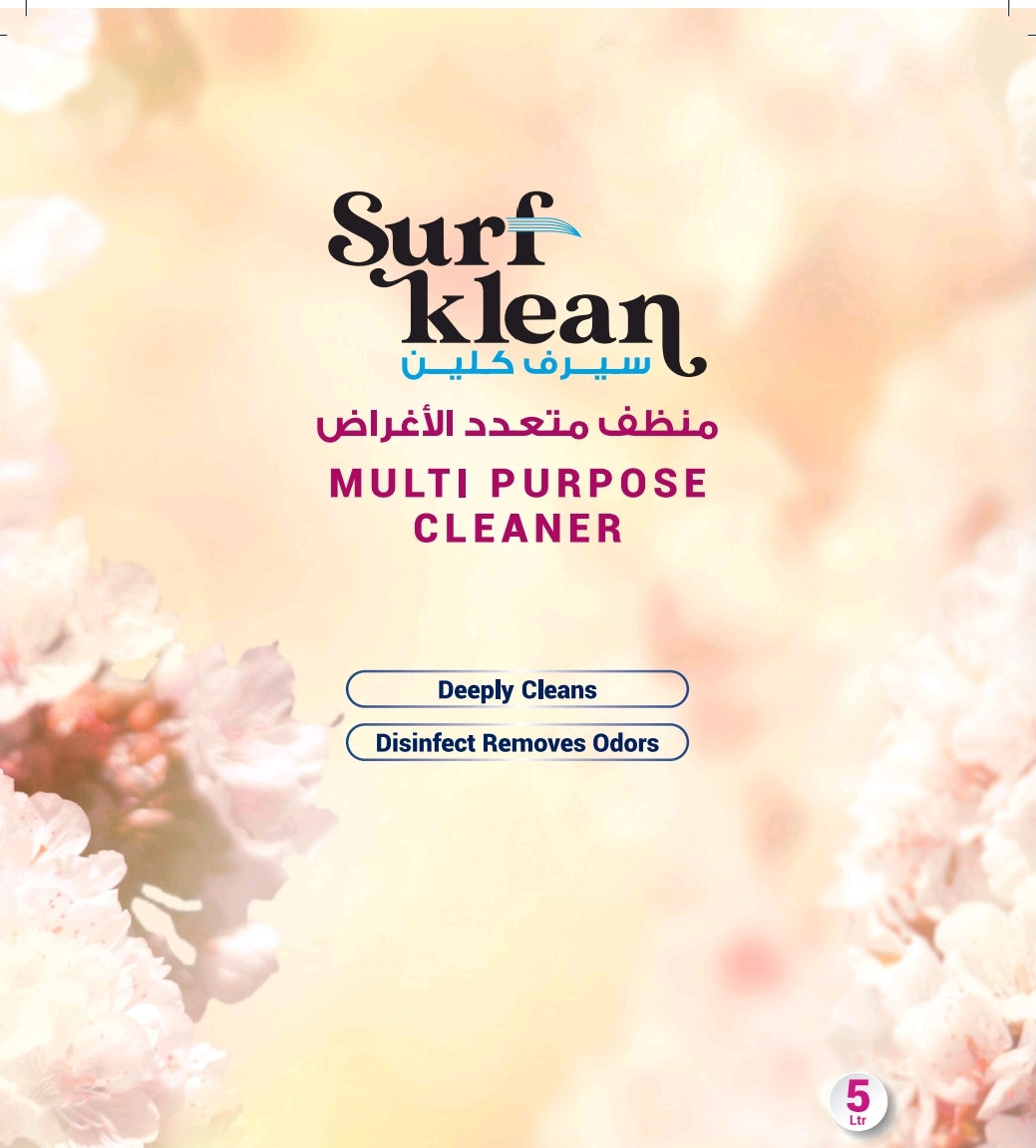 Surf Klean Multi Purpose Cleaner 5L - Deeply Cleans Disinfect Removes Odors