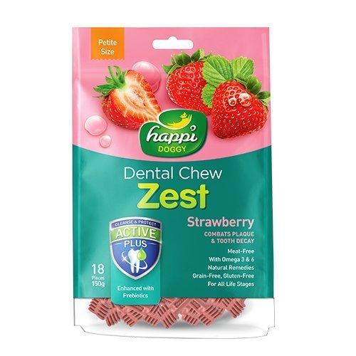 Happi Doggy Dental Chew Zest 150g (Petite 2.5)