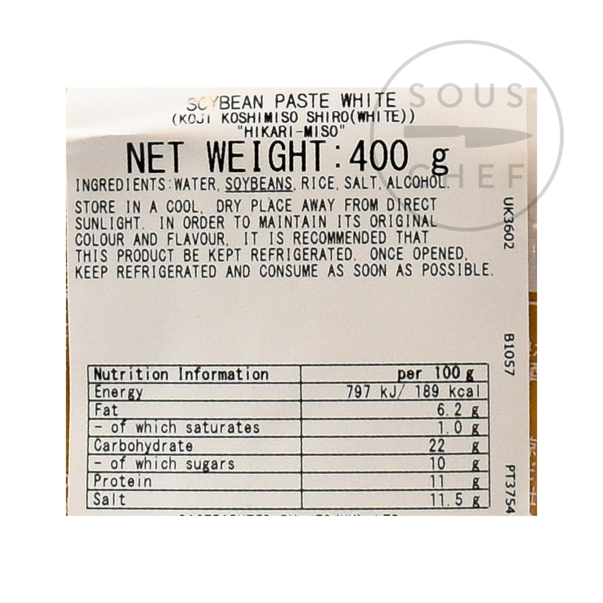 White Miso Paste. 400g
