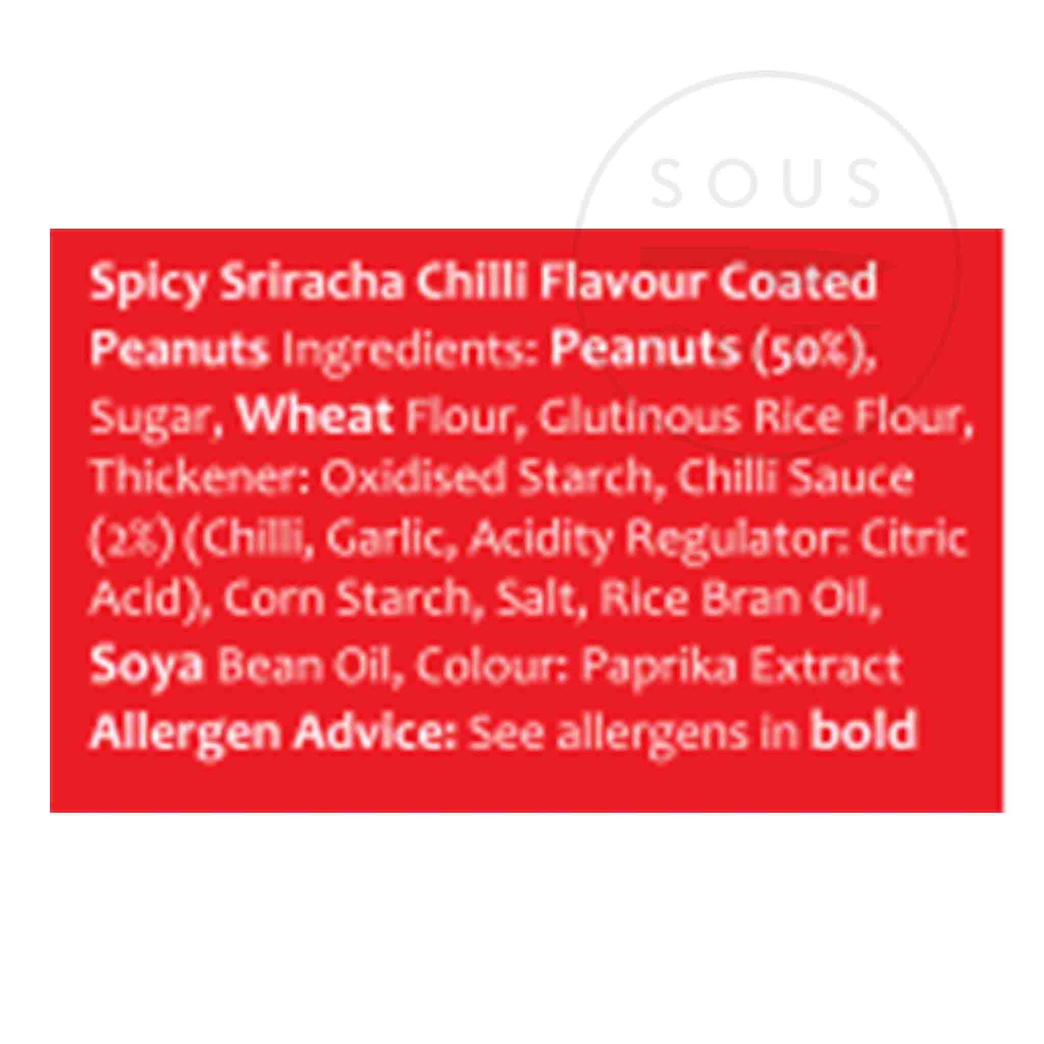 Tropical Sun Crunchy Sriracha Peanuts. 140g