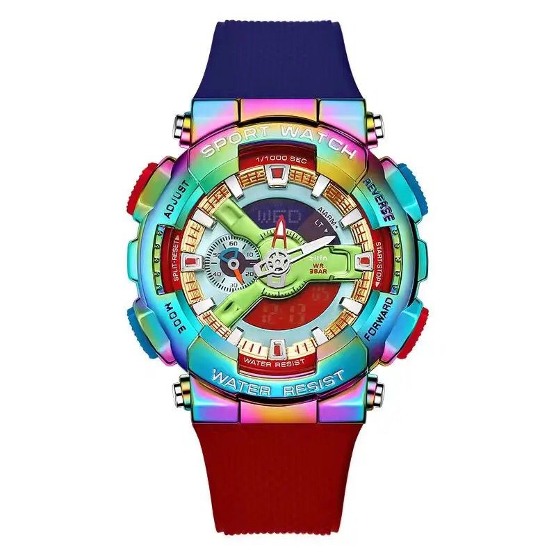 Men Sports Watch Digital LED Electronic G Style Quartz Wristwatches Waterproof Swimming Shock Military Fitness S582587