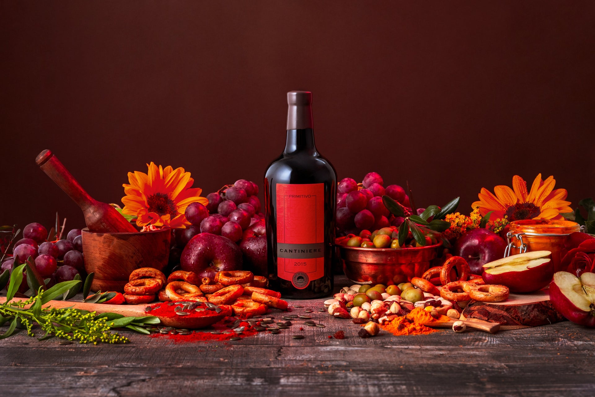 Cantiniere Primitivo -100% Primitivo Puglia Wine 14%Vol
