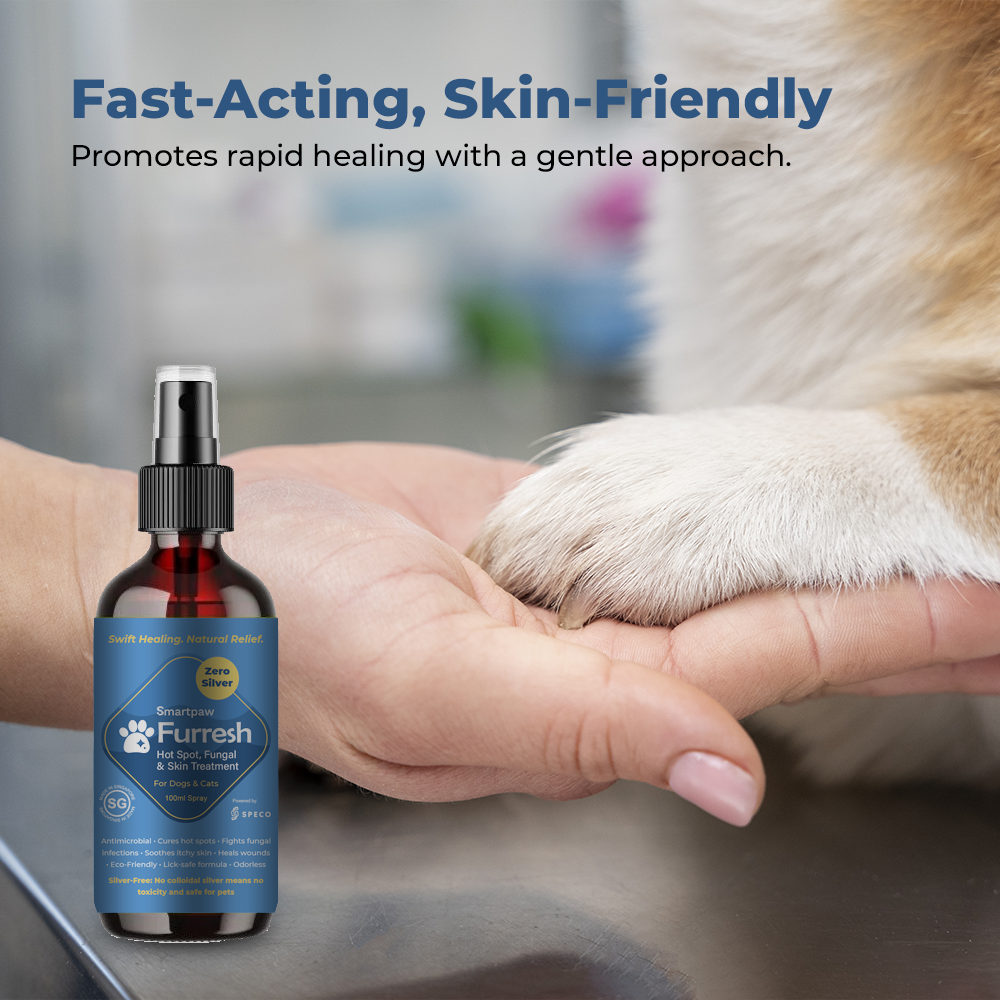 Furresh Hot Spot & Skin Care Spray – Gentle. Silver-Free Solution for Pet Skin Comfort