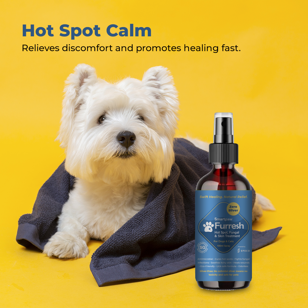 Furresh Hot Spot & Skin Care Spray – Gentle. Silver-Free Solution for Pet Skin Comfort