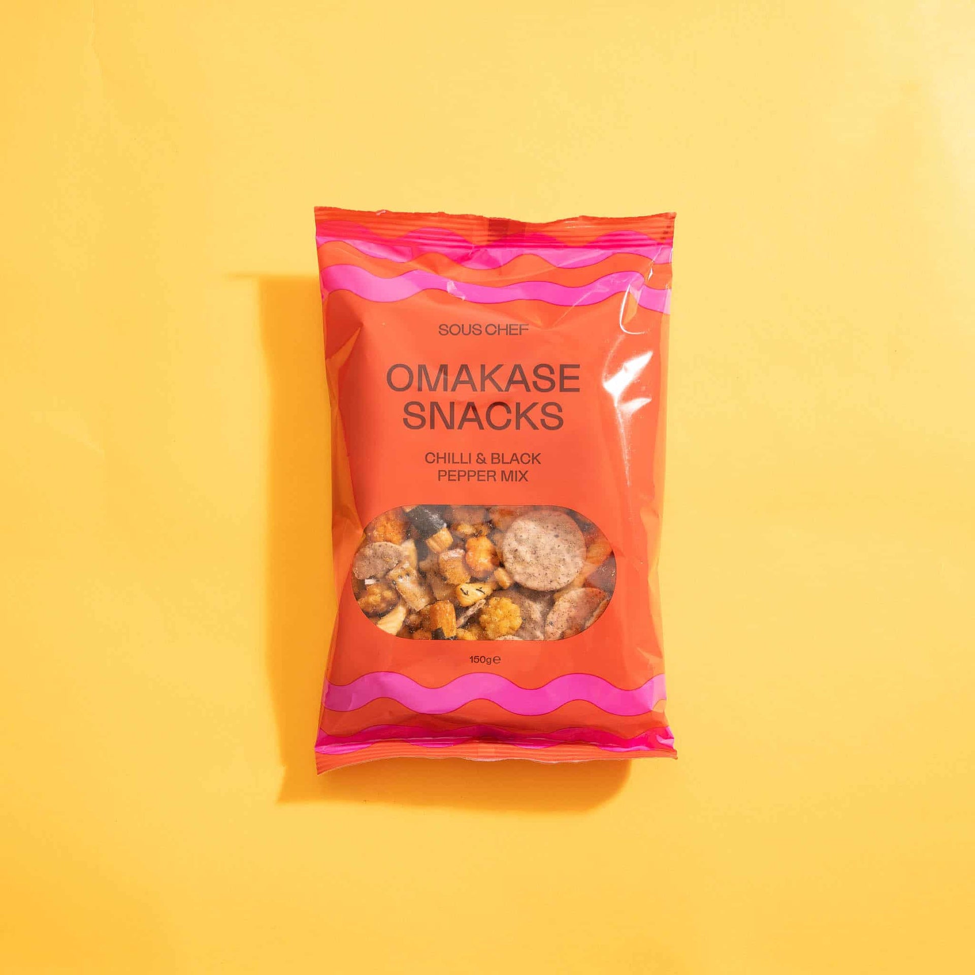 Sous Chef Omakase Snacks - Black Pepper & Chilli. 150g