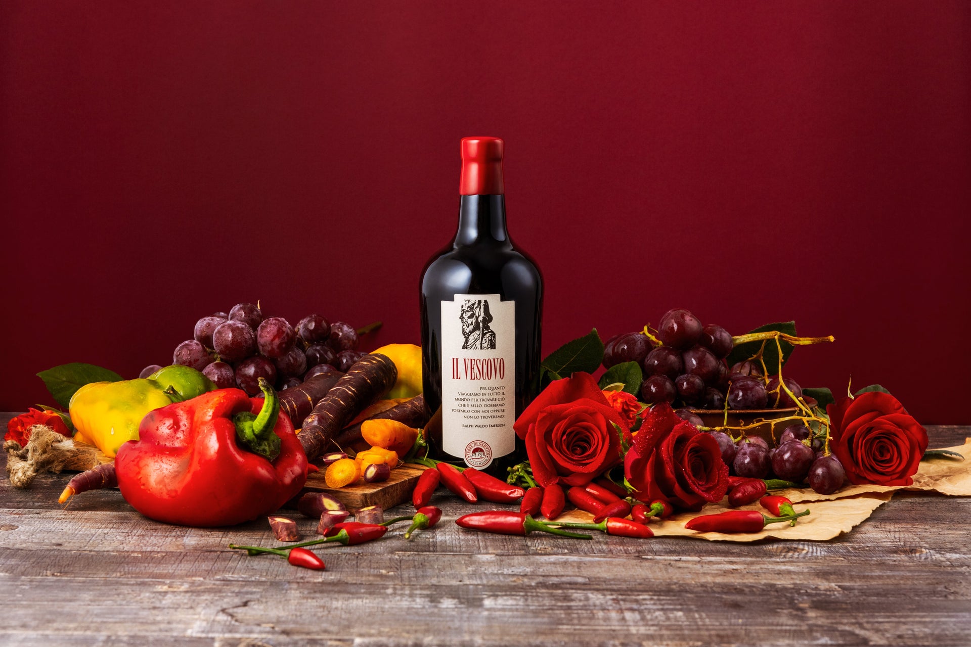 Il Vescovo - 70% Malbec 30% Cabernet Sauvignon 13.5% Vol - Organic Status